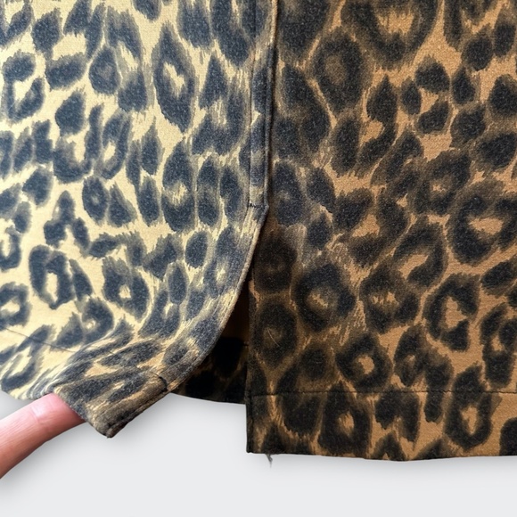 JONES NEW YORK Petite Leopard Stretch Pencil skirt 8P | streetwear grunge office - Picture 8 of 14